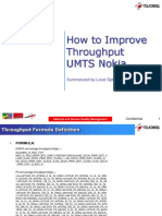 NSN - WCDMA - HS Throughput Improvement PDF