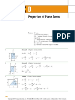 Appendix D-Properties of Plane Areas