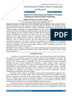 Design and Implementation of Iot Based Integrated Model For Warehouse Inventory Management and Environment Monitoring