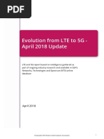 GSA Evolution of LTE To 5G Report April 2018