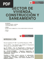 Sector Vivienda, Construcción y Saneamiento (Expo)