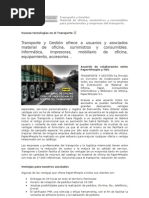 Transporte y Gestión: Material de Oficina, Suministros y Consumibles para Profesionales y Empresas Del Transporte.