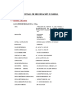 Informe Liquidacion Supervision