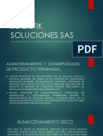 Almacenamiento y Conservacion de Productos Terminados