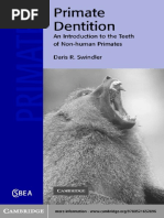 Primate Dentition PDF