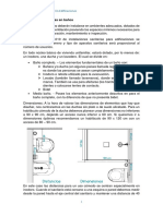 Dimensiones Mínimas en Baños