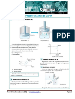 Pressão (Máxima) de Vapor