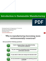 Sustainable Manufacturing