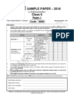 Cls VI QN Paper