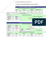 Planilla de Excel de Conversor Coordenadas Geograficas A Utm y Viceversa