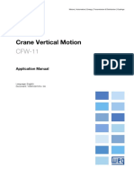 CFW-11 - Crane Vertical Motion Application Manual R00 E 10001257576