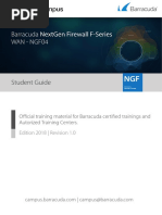 Barracuda NextGen Firewall F WAN Track-Student Guide Rev1