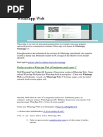 Manual de Uso Del Whatsapp Web