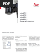 Leica m125c m165c m205c M205a Usermanual Es