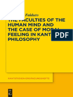 Antonino Falduto - The Faculties of The Human Mind and The Case of Moral Feeling in Kant's Philosophy