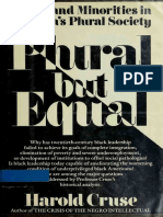 Harold Cruse - Plural But Equal - Blacks and Minorities in America's Plural Society