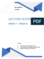 Bbi2424 Lecture Notes 1