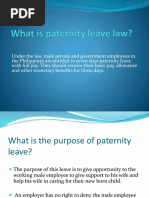 Paternity Leave Law