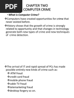 Chapter Two Computer Crime