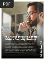 5 Critical Steps To A More Mature Security Posture: White Paper