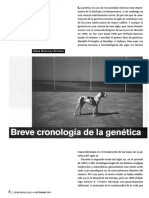 Breve Cronologia de La Genetica PDF