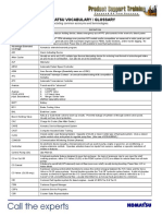 Komatsu Acronyms