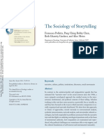 Polletta Et Al ARS Sociology of Storytelling