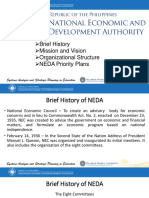 NEDA Vison Mission and Organizational Structure