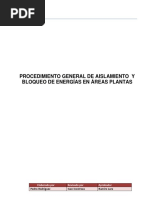 Procedimiento Aislamiento y Bloqueo - Mantos Copper 2018