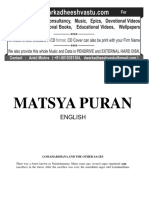 Matsya Puran English