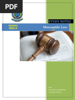 Mercantile Law