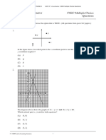 UNIT 27 Coordinates: CSEC Multiple Choice Questions