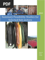 Fisibility Study Ex Summary (Ministry of Industry) 2016