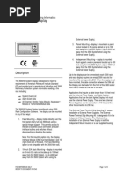 Specifications and Ordering Information 3500-93 System Display