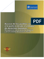 Acceso de Los Pueblos Indígenas A La Justicia Desde El Enfoque de Derechos Humanos