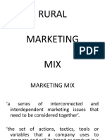 Rural Marketing Mix