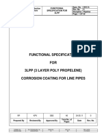 2012A Functional Spec For 3LPP (3 Layer Poly Propelene) Corrosion Coating For Linepipes) (Rev. 0)