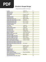 Key Signatures To Gospel Songs