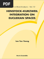 (Tuo Yeong Lee) Henstock-Kurzweil Integration