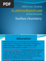 Surface Chemistry