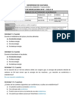 Actividad Reacciones Exotermicas y Endotermicas UG