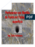 Perforacion Con Martillo de Fondo SIPERVOR 2011 A