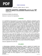 Vanguard Assurance Corporation, Petitioner, vs. Hon. Court of Appeals and Jalwindor Manufacturing, Inc.