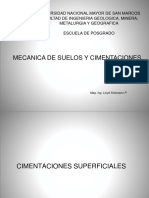 Cimentaciones Superficiales - Mecanica de Suelos y Cimentaciones