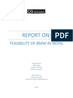 Report On:: Feasibility of BMW in Nepal