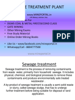 Sewage Treatment