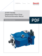 A10VO Variable Displacement Piston Pump PDF