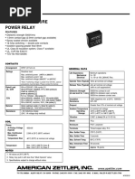 12a DPST Miniature Power Relay