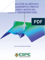 Introducción Al Método de Los Elementos Finitos Aplicando Mathcad, Campo Unidimensional PDF