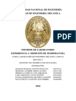 Informe 1 Medicion de Temperatura